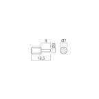 Glasbodenträger Ø 3 mm