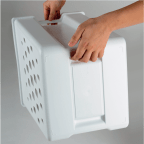 Panier à linge coulissant sous plan de travail