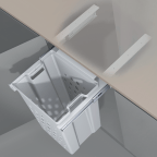 Panier à linge coulissant sous plan de travail
