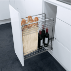 Uittrekelement voor brood en flessen