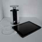 Bloc prises encastrable avec USB A diamètre 100