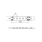 LED strip IP20 wit aanpasbaar 120 LED's/m
