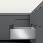 LEGRABOX BLUMOTION / TIP-ON BLUMOTION Edelstahl Höhe C