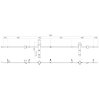 Garnitur BASIC für 1 Holzschiebetür