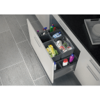 Modulaire set voor afvalemmers antracietgrijs