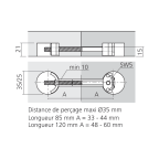 Assembleur ZIPBOLT pour plans de travail