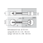 Arbeitsplattenverbinder ZIPBOLT