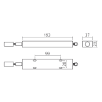Magnetisch Push-Pull slot voor bed