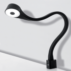LED-Spot FLEXI, flexibler Arm, rund