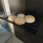 Brotkonsole zum Anschrauben, gerade