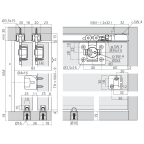Garniture 2 portes Clipo 26 IS