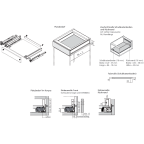 LEGRABOX TIP-ON Edelstahl Höhe N