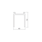 Set pour rail de roulement démontable Junior 80
