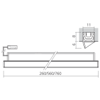 Réglette LED 12 V encastrée PROTECT