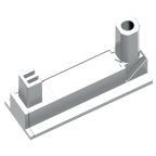 Selbstklebender Sockel für Steckdose DESK 2