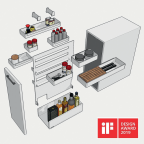 Uittrekelement voor lade SOUS-CHEF ONE