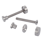 Kit de fixations simples pour poignées de porte battante