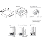 LÉGRABOX TIP-ON blanc soie mat hauteur K