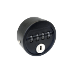 Serrure ronde à chiffres et à clé code libre