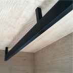 Tube de penderie rectangle antibruit