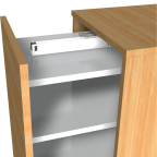 Coulisse d'armoire 200 kg