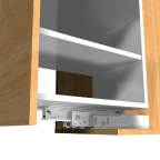Coulisse d'armoire 200 kg