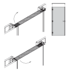 Set pour porte sous-tenture X40
