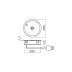 Chargeur sans fil encastrable
