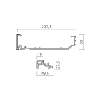 Set de rail haut et bas PS40