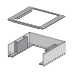 Hangende afvalemmer voor afvalsortering LEGRABOX lade