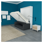 Sofabeschlag für ein versenkbares vertikales Bett
