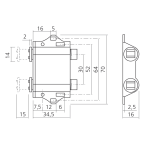 Doppel-Magnetdruckschnäpper