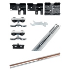 Set voor inbouwschuifdeur voor frame van 100 mm