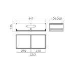 Uitneembare flexBox lade-indeling