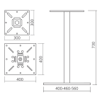 Tafelpoot QUADRO