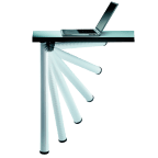 Pied de table repliable