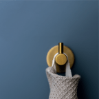 Patère inox ronde