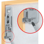 Attache invisible pour élément