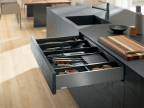 Range-couverts design acier
