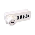 Serrure batteuse à chiffres et à clé code fixe