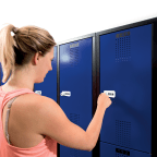 Serrure batteuse à chiffres et à clé code fixe