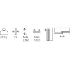 Garniture 2 portes Clipo 26 MS