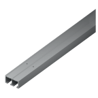 Rail double en applique Clipo 16 verre