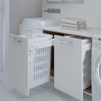 Panier à linge sur système coulissant 1 bac