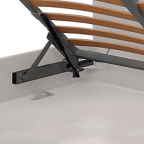 Vertikales Bett mit Kasten