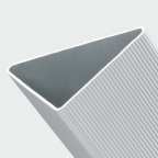 Tafelpoot aluminium TRIANGOLO