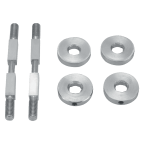 Kit de fixations pour poignées de porte battante bois