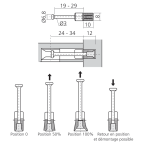 Tourillon à expansion MINI15