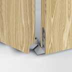 Pivot/taatsdeurscharnier inox 40 kg