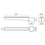 Support tablette pour tube